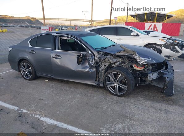 JTHBZ1BL3GA001660 2016 LEXUS GS 350 Серый Вид задней части салона