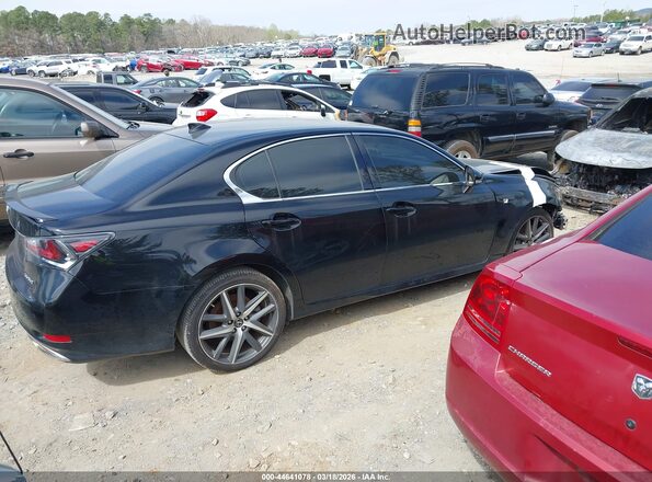 JTHBZ1BL5HA010832 2017 LEXUS GS 350 Черный Вид задней части салона