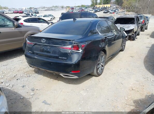 JTHBZ1BL5HA010832 2017 LEXUS GS 350 Черный Задняя правая четверть
