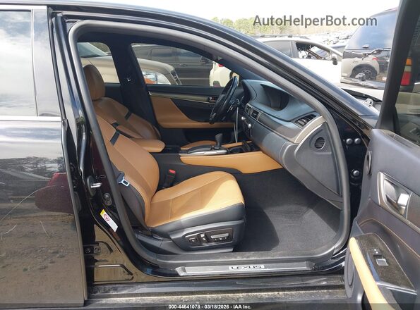 JTHBZ1BL5HA010832 2017 LEXUS GS 350 Черный Вид салона спереди