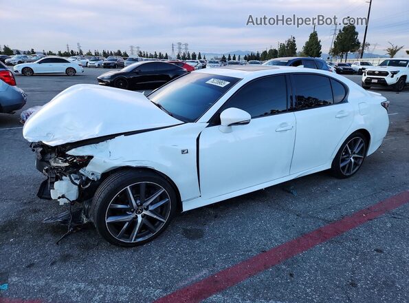 JTHBZ1BL5JA016507 2018 LEXUS GS Белый Передняя левая четверть