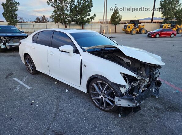 JTHBZ1BL5JA016507 2018 LEXUS GS Белый Передняя правая четверть