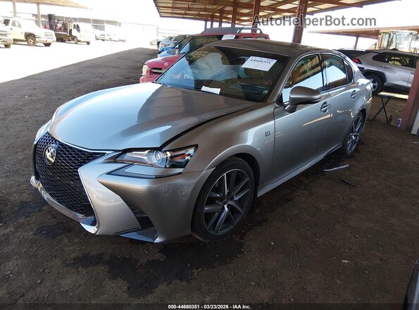 JTHBZ1BL6GA006528 2016 LEXUS GS 350 Серебряный Передняя левая четверть