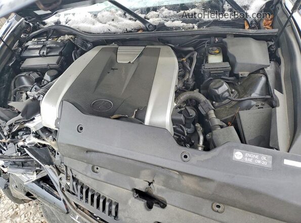 JTHBZ1BL6KA018204 2019 LEXUS GS Black უკანა სალონის ხედი
