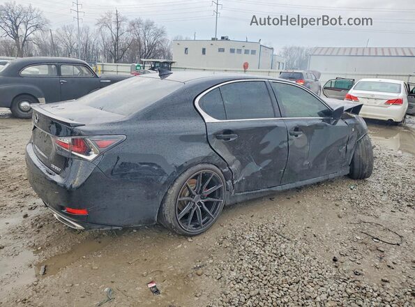 JTHBZ1BL6KA018204 2019 LEXUS GS Black უკანა მარჯვენა