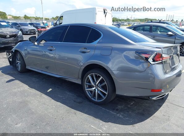 JTHBZ1BL7GA000320 2016 LEXUS GS 350 Gray Trasero izquierdo