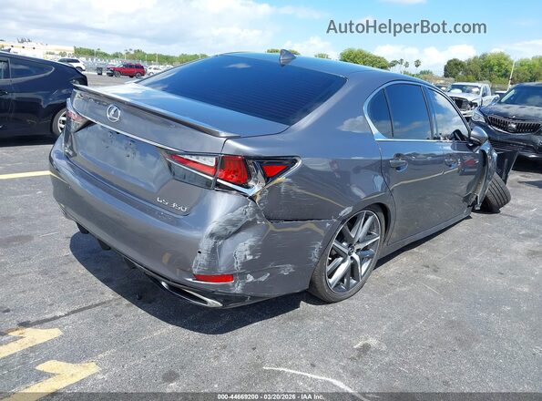 JTHBZ1BL7GA000320 2016 LEXUS GS 350 Gray Trasero derecho