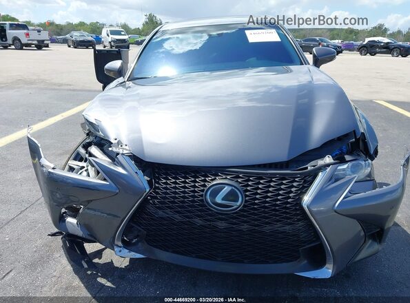 JTHBZ1BL7GA000320 2016 LEXUS GS 350 Gray Vista del cuadro de instrumentos