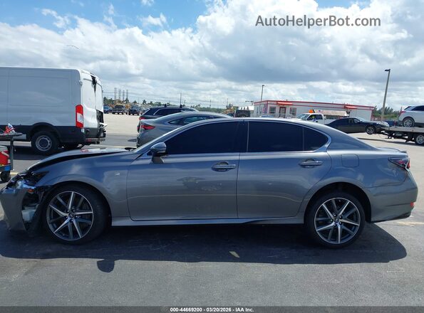 JTHBZ1BL7GA000320 2016 LEXUS GS 350 Gray Vista interior de 360 grados