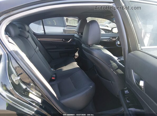 JTHBZ1BL7JA013169 2018 LEXUS GS 350 Black Вид наклейки з VIN-кодом