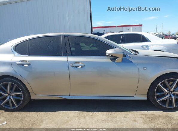 JTHBZ1BL8HA011943 2017 LEXUS GS 350 Серый Вид задней части салона