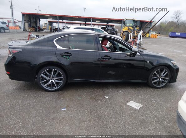 JTHBZ1BL9GA001954 2016 LEXUS GS 350 Черный Вид задней части салона