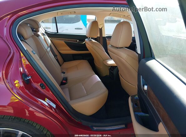 JTHBZ1BL9KA017984 2019 LEXUS GS 350 Красный Вид наклейки с VIN-кодом
