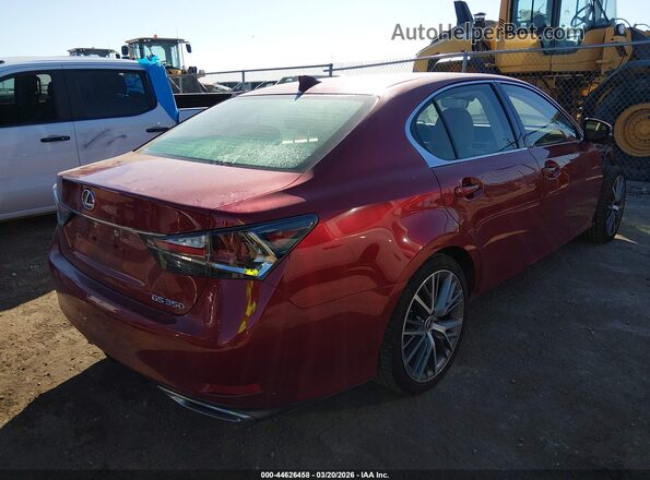JTHBZ1BL9KA017984 2019 LEXUS GS 350 Красный Задняя правая четверть