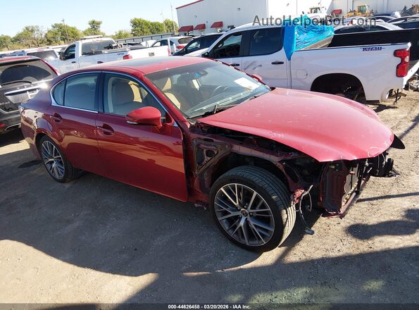 JTHBZ1BL9KA017984 2019 LEXUS GS 350 Красный Вид задней части салона