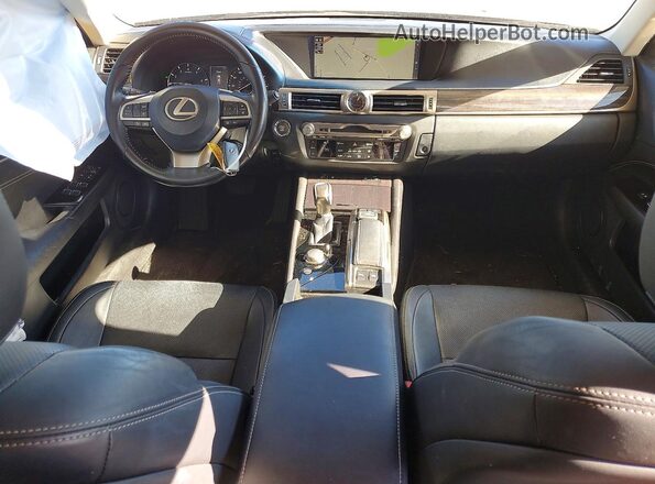 JTHBZ1BLXGA001817 2016 LEXUS GS Black Widok deski rozdzielczej