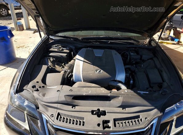 JTHBZ1BLXGA001817 2016 LEXUS GS Black Widok wnętrza z tyłu