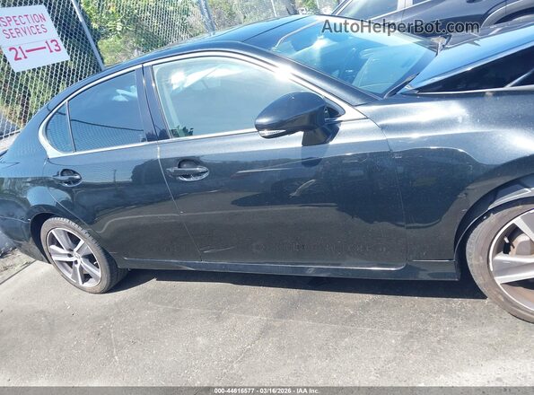 JTHBZ1BLXHA010776 2017 LEXUS GS 350 Черный Вид задней части салона