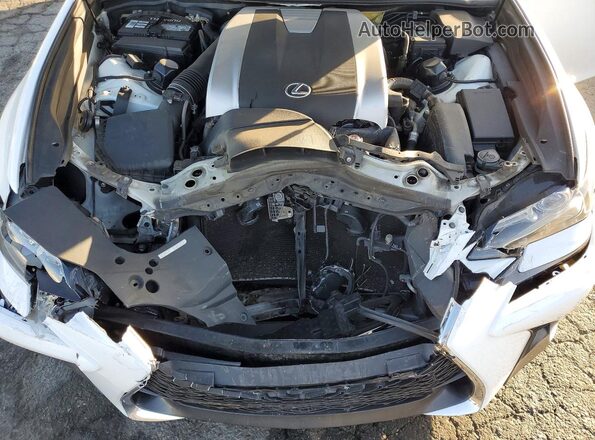 JTHBZ1BLXJA016700 2018 LEXUS GS Белый Вид задней части салона