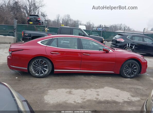 JTHC51FF9K5006092 2019 LEXUS LS 500 Красный Вид задней части салона