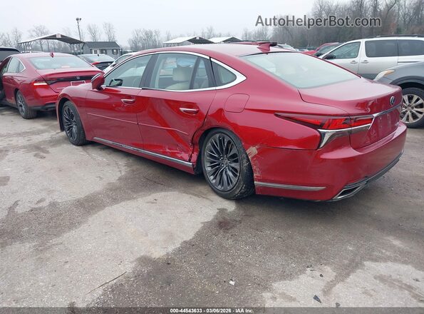 JTHC51FF9K5006092 2019 LEXUS LS 500 Красный Задняя левая четверть