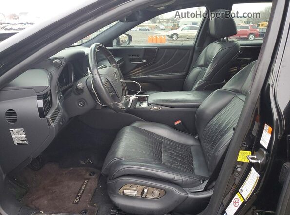 JTHC5LFF2J5001214 2018 LEXUS LS Черный Вид салона спереди