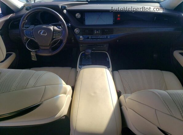 JTHC5LFF3J5001870 2018 LEXUS LS Белый Вид панели приборов