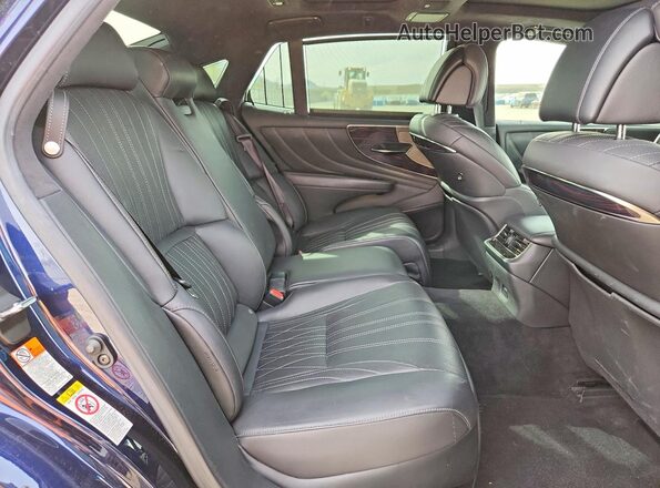 JTHC5LFF5J5002244 2018 LEXUS LS Синий Вид задних сидений