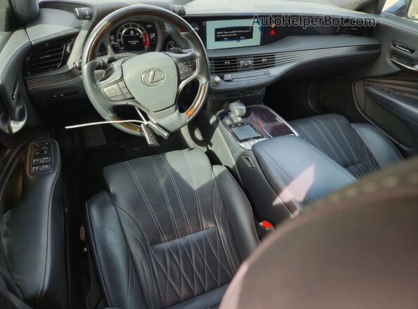 JTHC5LFF5J5002244 2018 LEXUS LS Синий Вид панели приборов
