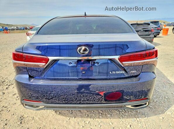 JTHC5LFF5J5002244 2018 LEXUS LS Синий Вид сзади