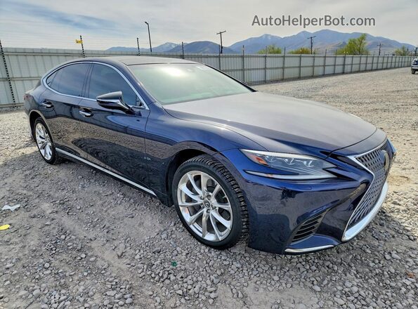 JTHC5LFF5J5002244 2018 LEXUS LS Синий Передняя правая четверть