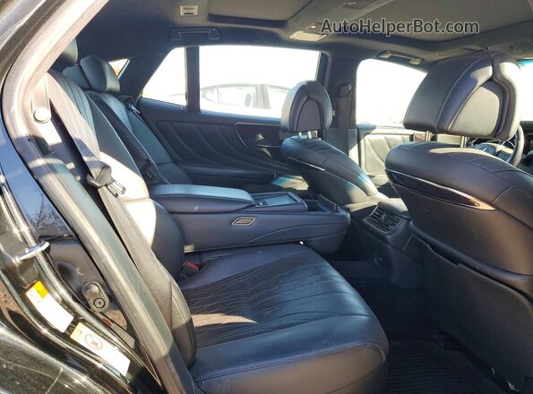 JTHC5LFFXJ5002675 2018 LEXUS LS Black წინა პანელის ხედი