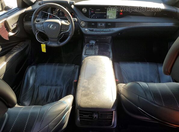 JTHC5LFFXJ5002675 2018 LEXUS LS Black უკანა ხედი