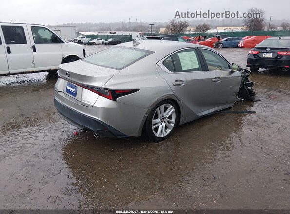 JTHC81F22M5045565 2021 LEXUS IS 300 Silver უკანა მარჯვენა