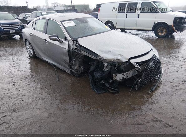 JTHC81F22M5045565 2021 LEXUS IS 300 Silver წინა მარჯვენა