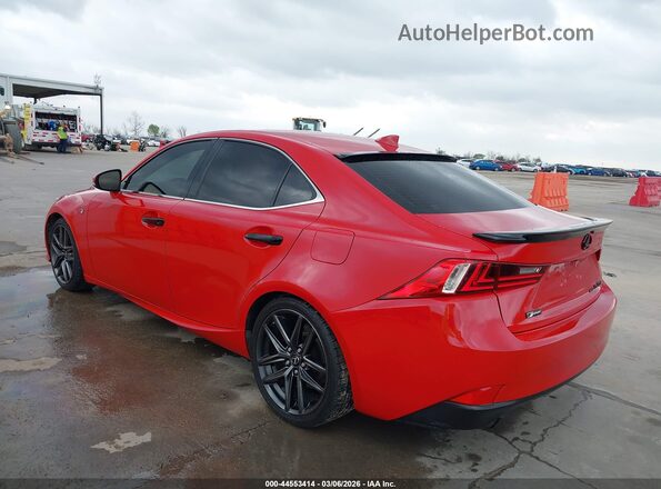 JTHCE1D29G5011042 2016 LEXUS IS 350 Красный Задняя левая четверть