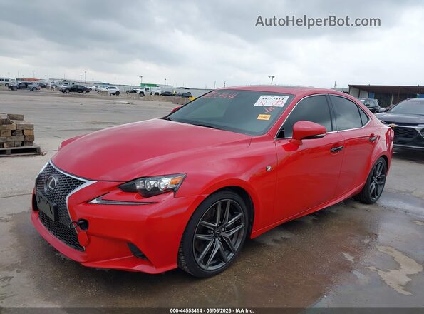 JTHCE1D29G5011042 2016 LEXUS IS 350 Красный Передняя левая четверть