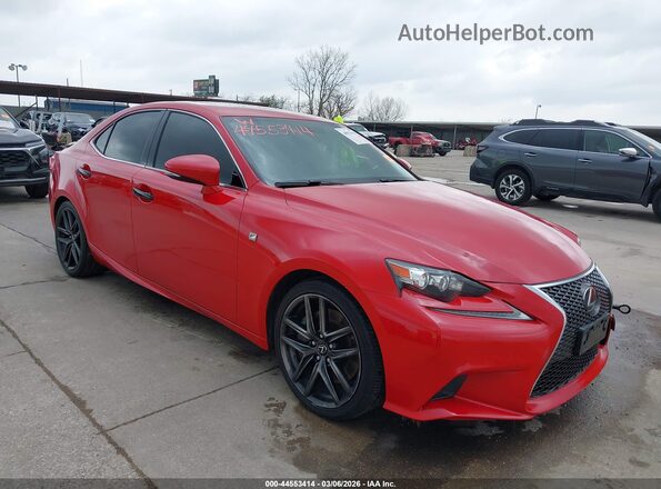 JTHCE1D29G5011042 2016 LEXUS IS 350 Красный Передняя правая четверть