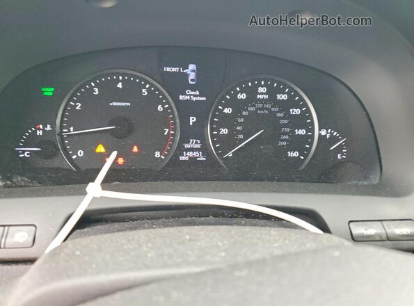 JTHCL5EF6G5026029 2016 LEXUS LS Черный Вид щитка приборов