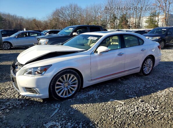 JTHCL5EF6H5029420 2017 LEXUS LS Белый Передняя левая четверть