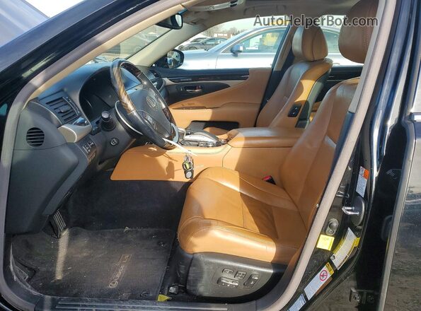 JTHCL5EF8G5027148 2016 LEXUS LS Черный Вид салона спереди