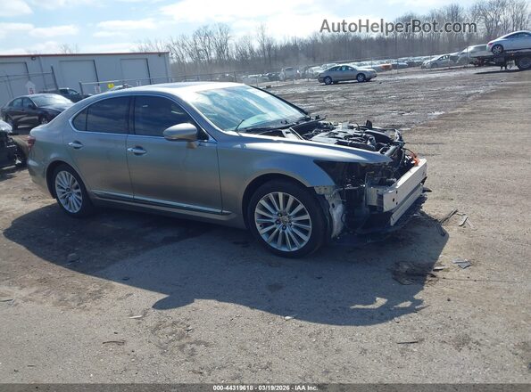 JTHCL5EFXH5028383 2017 LEXUS LS 460 Silver Delantero derecho