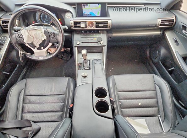 JTHCM1D26G5005038 2016 LEXUS IS Серебряный Вид панели приборов