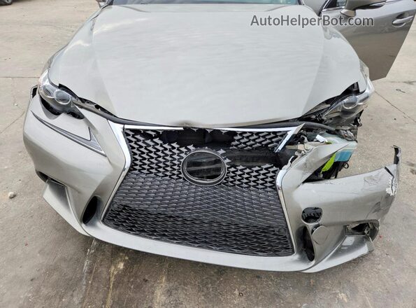 JTHCM1D26G5005038 2016 LEXUS IS Серебряный Вид задней части салона