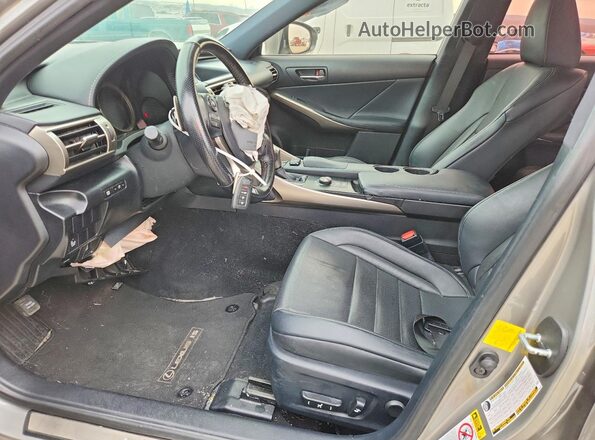 JTHCM1D26G5005038 2016 LEXUS IS Серебряный Вид салона спереди