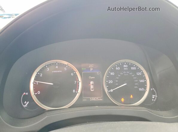 JTHCM1D27G5005372 2016 LEXUS IS Серебряный Вид щитка приборов