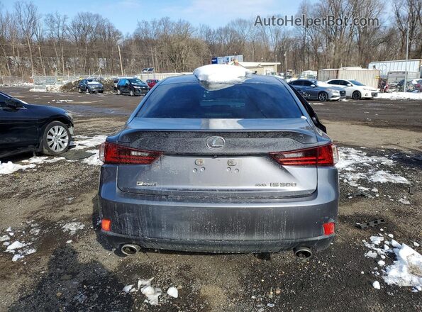 JTHCM1D28G5004134 2016 LEXUS IS Gray Вид ззаду