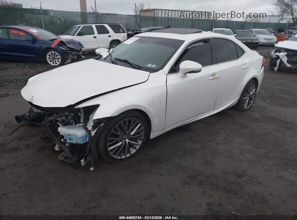 JTHCM1D28G5004599 2016 LEXUS IS 300 White Vista tres cuartos delantera izquierda