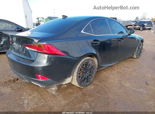 JTHCM1D29H5022692 2017 LEXUS IS 300 Black Tył prawy