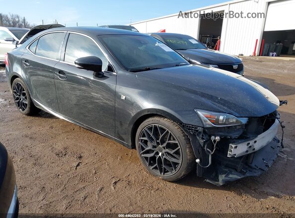 JTHCM1D29H5022692 2017 LEXUS IS 300 Black Przód prawy
